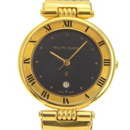 Philippe PHILIPPE CHARRIOL Celtic 腕錶 65.8.1288 不鏽鋼石英模擬顯示黑色錶盤 男士 [二手]