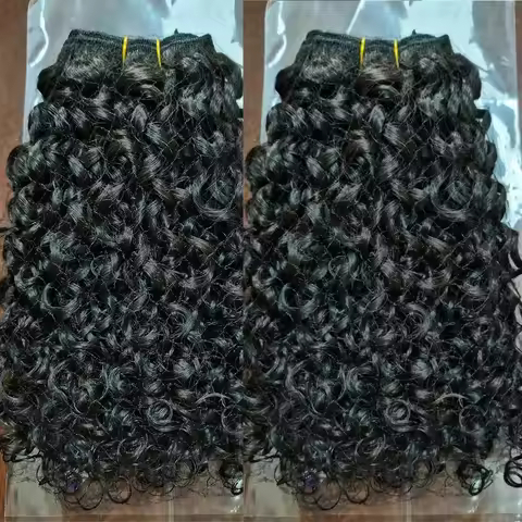12A Pix Curls Human Hair Bundles Deals Vietnamese Raw Human Virgin Hair Weave Bundle Pixie Curly 3B 