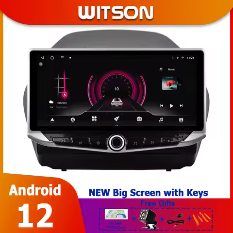 Multimedia Stereo 10.88" Screen For Hyundai Tucson 2 LM IX35 2009-2015 Car Stereo Mobile Holder Bott