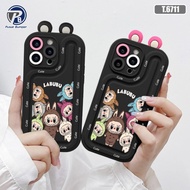 SS989 Softcase Premium Double Side Labubu Monster Kawai Casing hp Compatible For Oppo A1 A98 A1k A3s