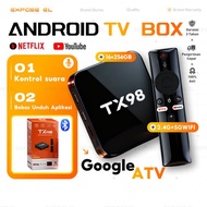 Expose TX98 Android TV Box 4K 16GB+256GB Android 13.0 Smart TV Box 4K HD UHD 8K Bluetooth Kontrol Su