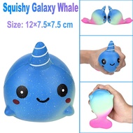 wholesale HIINST  12cm Simulation Kid Toy Fun Big Whale Scented Squishy Charm Helps Children Stay Fo