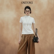 Onetone turtleneck short-sleeved Slimfit Alito shirt