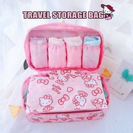 Hello Kitty Underwear/Bra Storage Bag Large Capacity Travel Storage Bag Travel Organiser Travel Pouch Pink Cloth Storage Bag Travel Bag Organizer