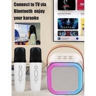 家庭KTV⚡Hot⚡Bluetooth Speaker Karaoke Artifact Small Speaker Home KTV Wireless Microphone Bluetooth Sp