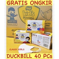 Termurah! Sensi Duckbill Kids 40Pcs Masker Anak Sensi Duckbill