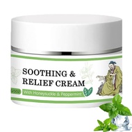 Soothing Relief - Natural Herbal Formula for Sensitive Skin, Cooling Moisturizer to Relieve Irritate