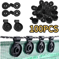 100pcs Greenhouse Net Clips/Clip Net Round Netting Universal/lip for Netting Tarpaulin/ Shading Net 