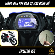 Film PPF Dán Bảo Vệ Đồng Hồ Xe Yamaha Exciter 155 | Miếng Dán Decal Trong Suốt Bảo Vệ Mặt Đồng Hồ Xe