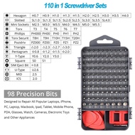 Multifunction Mini Tools Set Magnetics Precision Screwdriver 110/115/135 in 1 Set PC Phone Repair Ha