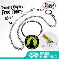 SEMPATI Rantai Kaki Burung Tali Burung Borgol 4 Mm Free Fly Ff Murai Batu Kacer Lovebird Rantai Lati