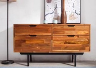 TAZU本月超級特價精選:東南亞進口極品金合歡木原生態設計師設計北歐簡約風格創意餐邊櫃,收納櫃. 呎吋:140L X 45D X 79H CM