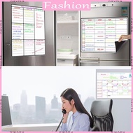 NAV Magnetic Fridge Whiteboard Calendar Weekly Planner 297x420mm Magnetic Whiteboard for Fridge Memo