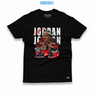 Michael JORDAN T-SHIRT 24S PREMIUM COTTON COMBED TYPE 3