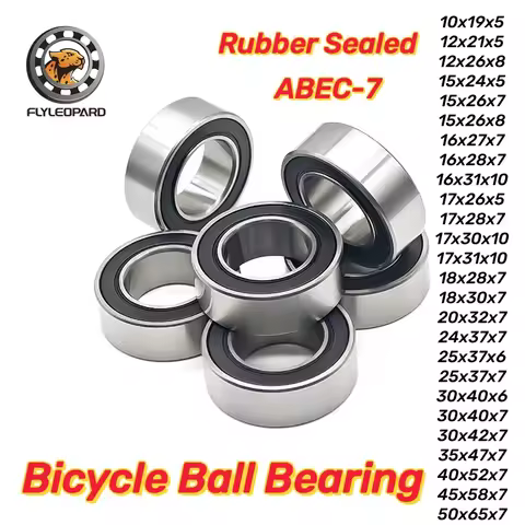 4Pcs 6800 6801 6802 6803 6804 6805 6806 6900 6901 6902 6903 30407 24377 -2RS Thin Wall Rubber Sealed