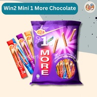 WF Win Win Mini 1 More Chocolate Wafer Bergulung Disaluti Coklat Kompaun  ( 60pcs ) Halal