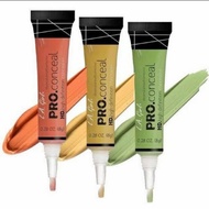 1Box 3pcs Pro Concealer Corrector Foundation H.D High Definition Full Coverage Ready Stock