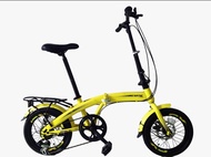FOLDING BIKE 16" ALLOY RIM EXOTIC PACIFIC SHIMANO 7SP WITH FREE GIFT READY STOCK MALAYSIA