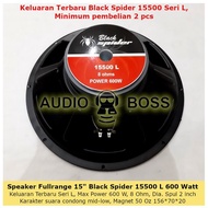 Speaker Full Range 15in 15 inch 15 in Black Spider 15500 MB BS 15500 L