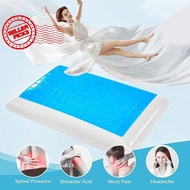 Cold Gel Memory Pillow Summer Memory Foam Gel Pillow Memory Health Pillow Core Neck Spine T2d8