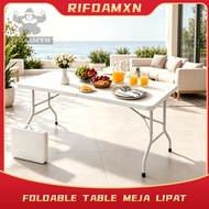 Outdoor Foldable Table  4FT/5FT/6FT Meja Lipat Heavy Duty 500KG Foldable Banquet Folding Table Event