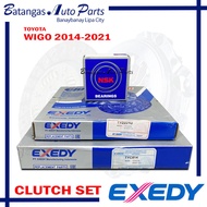 GENUINE EXEDY CLUTCH SET TOYOTA WIGO 2014-2021 (CLUTCH COVER/CLUTCH DISC/RELEASE BEARING)