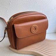 中古Vintage Celine 焦糖色圓環斜揹包