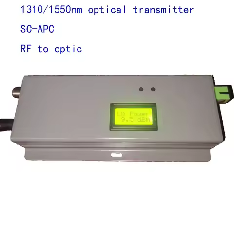 New FTTH 1010AGC-1550 Optical Fiber Transmitter 1550nm CATV Optical Transmitter With SC/APC Connecto