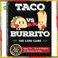 Taco vs Burrito - The Strategic Family Friendly Card Game Created - Perfect for Boys, Girls, Kids, F