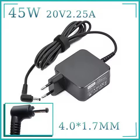 EU 20V 2.25A 45W 4.0*1.7MM AC Adapter Charger For Lenovo YOGA 310 510 520 710 MIIX5 7000 Air 12 13 i