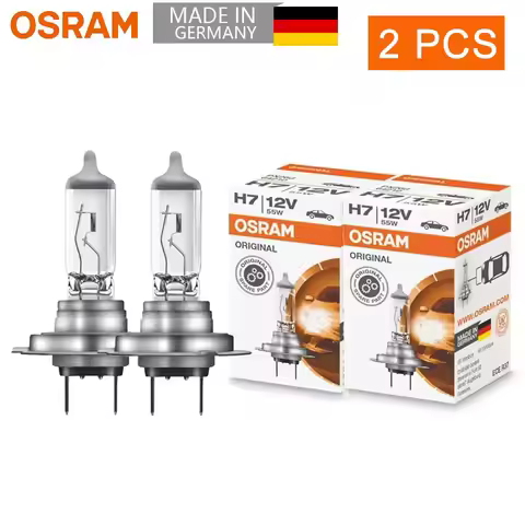 OSRAM 2PCS H4 H7 H8 H9 H11 H16 9005 9006 Original Lamp Hight/Low Beam Yellow Headlight HB3 HB4 Fog L