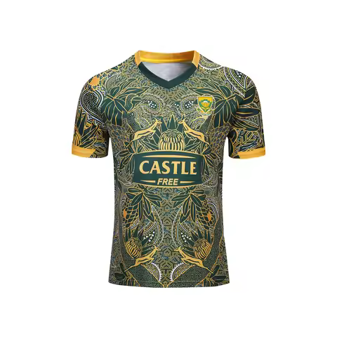 2019 South Africa Centennial EditionMen's Rugby Jersey Sport Shirt