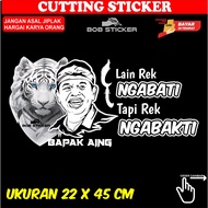 Latest Cutting Stickers with the words Dedi Mulyadi / KDM / Bapau Aing / Kang dedi
