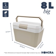 HOMIRA Cooler Box (4L/8L) - Outdoor Keep Fresh Portable Storage