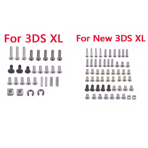 Replacement For Nintendo New 3DSLL XL Philips Head Screws Set For 3DS XL LL Game Console Shell Full 