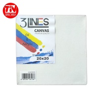 3Lines Canvas 20x20 cm