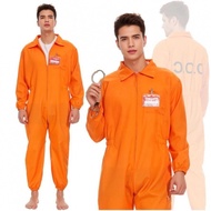 Halloween Costume - Prison Uniform Set | Orange Prison Outfit | In Stock