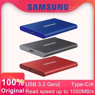 SAMSUNG PSSD T7 Portable 1TB 2TB 4TB Mobile Hard Disk Storage Drive USB 3.2 Gen 2 Solid State Drive 