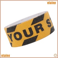 ELAINE Safety Tape, 1.97 Inch Strong Adhesive Non Slip Tape, Non Skid PVC Material 5m Black Yellow F