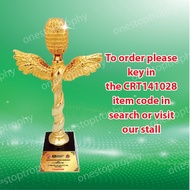 CRT141028 - Crystal Trophy - Crystal Resin Award
