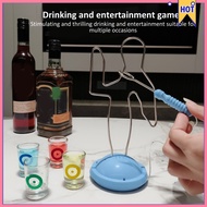Buzz Wire Drinking Game Kit with 4 Shot Glasses – Fun Adult Party Game for Family Bachelorette Bache