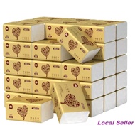 [Local Seller]Manhua Tissue Paper 4 ply 20/40/60/packs/carton 4 Ply Wood Pulp Soft Facial Tissue 280