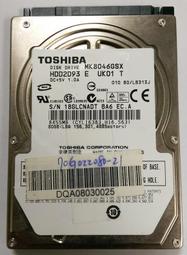 80GB 2.5吋 TOSHIBA / SEAGATE/ WD /HITACHI    SATA HDD