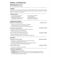 [ATS FRIENDLY] RESUME