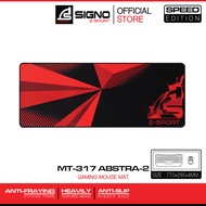 SIGNO E-Sport ABSTRA-2 Gaming Mouse Mat รุ่น MT-317 (Speed Edition) (แผ่นรองเมาส์ เกมส์มิ่ง)