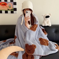 Super Soft Children's Blanket Korean Style Bear Design 3 Feet 3.5 Feet 5 Feet 6.5 Feet