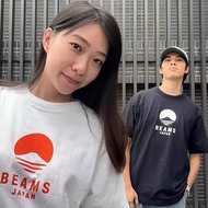 Beams Fashion Regular Outdoor Couple T-shirt Logo Print
