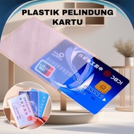 Transparent Plastic Cover for ATM KTP SIM Cards | Plastic Cover Credit Card Etoll ID Card