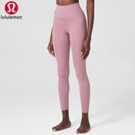 Lululemon Nude High Waist Aerobic 25 inch Yoga Pants Women's Elastic Show Waist Pocket Tight Sports Fitness Pants Lululemon Yoga Dress Factory Special