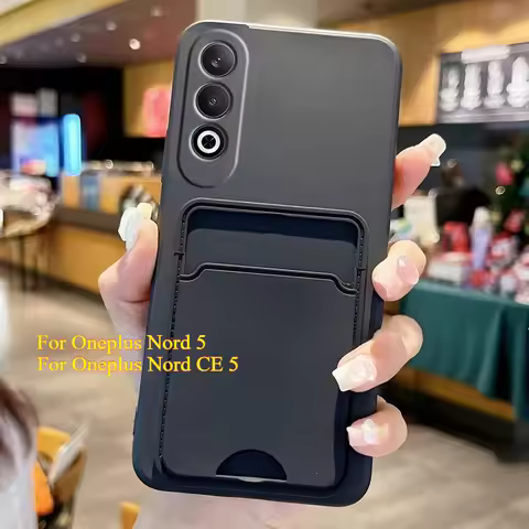 For Oneplus Nord 5 Card Slot Wallet Holder Cover for One Plus Nord CE 5 4 ACE 5 Ultra Raicng ACE5 Pr